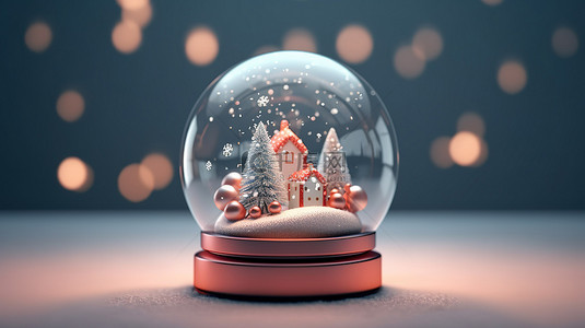 圣诞快乐横幅背景图片_节日雪球横幅逼真的 3D 设计，用于庆祝圣诞快乐和新年快乐
