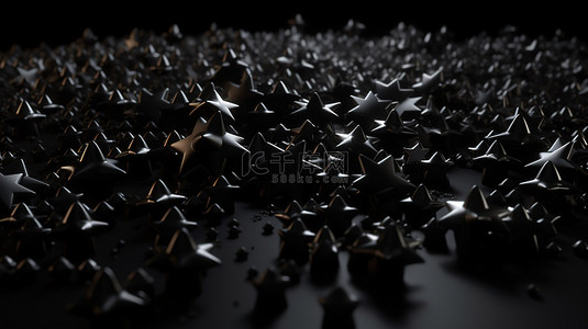 售價背景图片_3d 渲染的黑色星期五背景中的各种星空元素