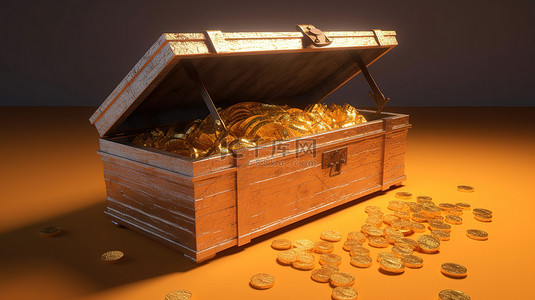 崩溃背景图片_加密货币消亡 崩溃后埋在棺材里的标签硬币的 3D 渲染
