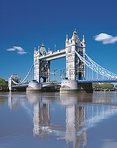 英国伦敦邮票背景图片_塔桥和伦敦塔是伦敦的首都