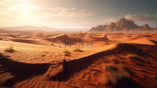 沙尘背景图片_热带沙漠沙尘荒漠