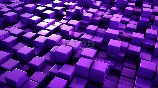 3d 紫色框图案背景
