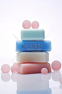 皂皂背景图片_卫生皂肥皂块带玻璃珍珠