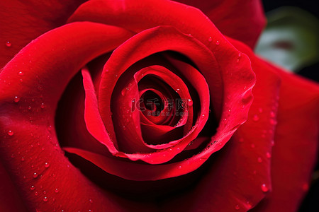 一朵红玫瑰的图像