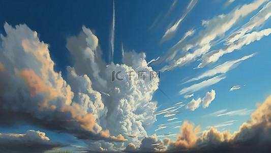宜人的气候背景图片_天空云朵云层气候