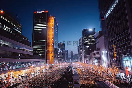 社区-发帖背景图片_城市里的高楼大厦