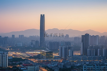 迅速发展背景图片_首尔正在迅速发展，这是一个快速发展的城市