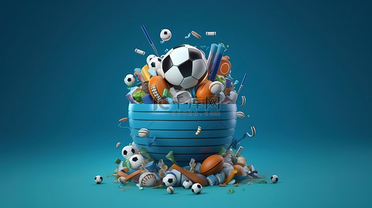 桌上足球背景图片_3D 概念化的在线体育博彩