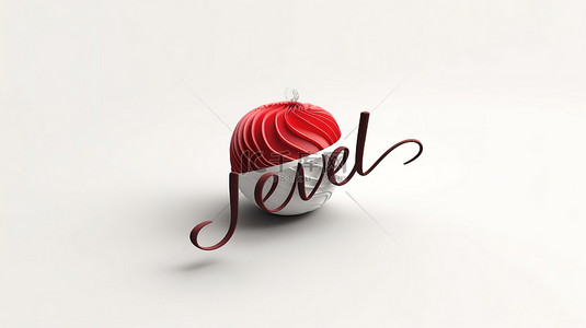 字体海报设计背景图片_白色背景上书法短语“自爱”的 3D 插图