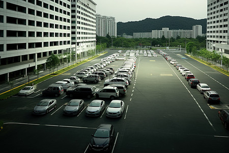 天安门大花篮背景图片_首尔天安市停车场