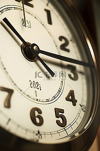 时针分针秒针拟人背景图片_一个有数字的旧钟