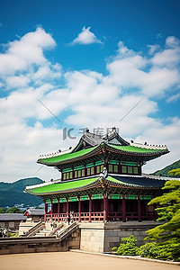 韩国首尔 Sasansori 的 hongilpo 宫，大约 10500
