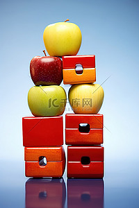 黄色水果背景背景图片_苹果是一个由一些黄色水果组成的词