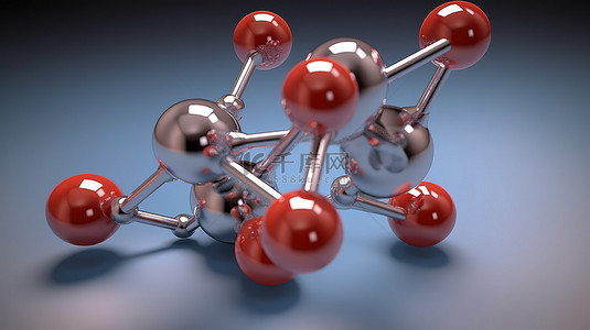 化学分子背景图片_具有钠氧和氢原子 naoh 的氢氧化钠分子的 3d 渲染
