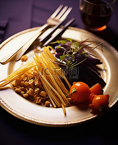 塞满的背景图片_装有胡萝卜条的盘子，里面塞满了奶酪和蔬菜