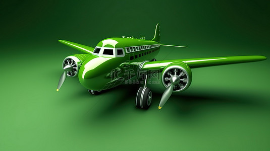 文化传统公司背景图片_生态友好型飞机的 3d 渲染