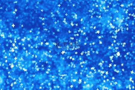 蓝色背景上的星星背景静态循环抽象动画fff001