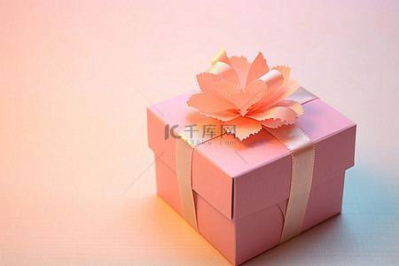 礼物盒背景图片_小纸纸礼品