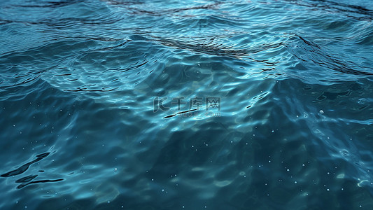 海浪边框背景图片_水湖面纹理蓝色