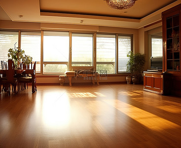 木地板客厅背景图片_客厅的硬木地板