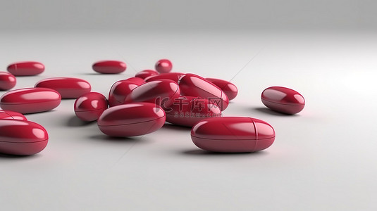 奇异果logo背景图片_3D 渲染等距插图中的奇异药丸孤立物体