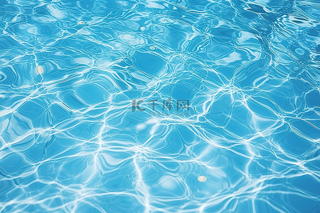 su水面背景图片_游泳池里的水很清澈