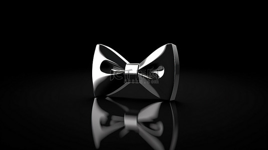 婚礼男背景图片_黑色背景下 3D 渲染中的燕尾服图标