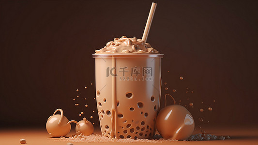 奶茶店饮品背景图片_奶茶饮料饮品液体