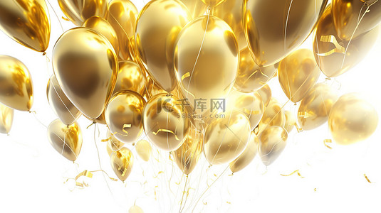 71字背景图片_3d 中的金色气球以时尚的方式庆祝第 71 次生日