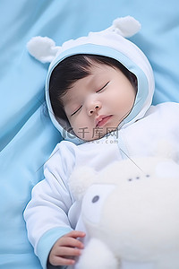 懒羊羊睡觉背景图片_宝宝晚上睡觉总是把头夹在腋下
