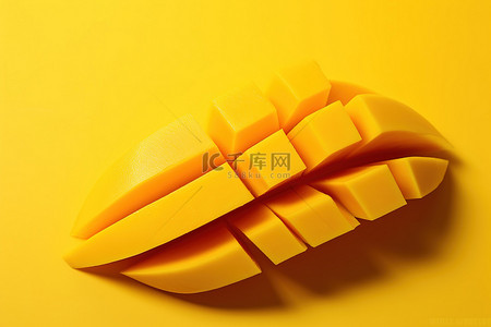 这张图片显示了切片的芒果