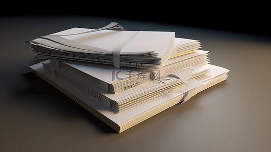 列表列表背景图片_3d 设计中的虚拟纸记事本