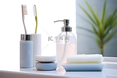 容器的水背景图片_卫浴产品的布置