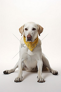 坐在腿上背景图片_一只白狗坐在他的腿上，把头放在他的腿上