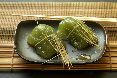 日本生青木瓜绿果冻鱼用筷子
