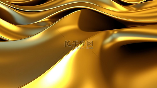 模块ui设计页面背景图片_墙壁设计 3D 渲染中的金波建筑抽象背景