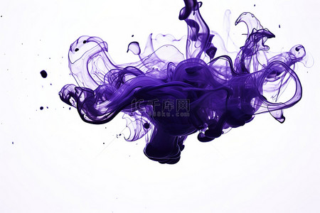 喷雾中的紫色液体