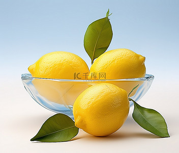 玻璃碗中的柠檬具有抗炎作用