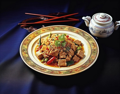 豆腐背景图片_美味的亚洲美食