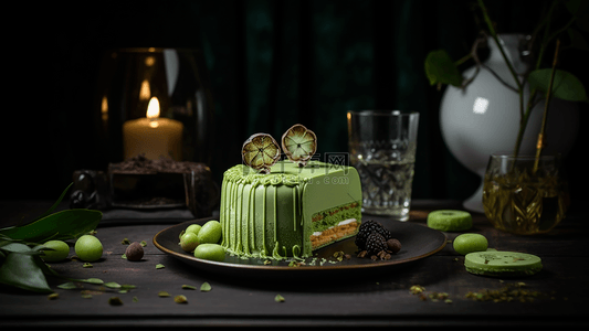 甜品可爱背景图片_蛋糕美食巧克力甜品摄影广告背景