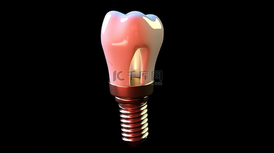 牙齿种植牙背景图片_3D打印种植牙技术进步
