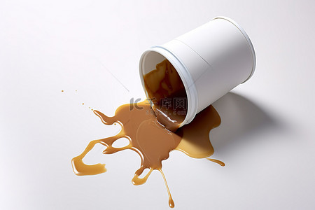 纸杯杯子背景图片_地板上放满了咖啡糖和焦糖的杯子