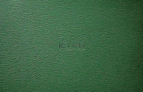 皮革的绿色纹理表面