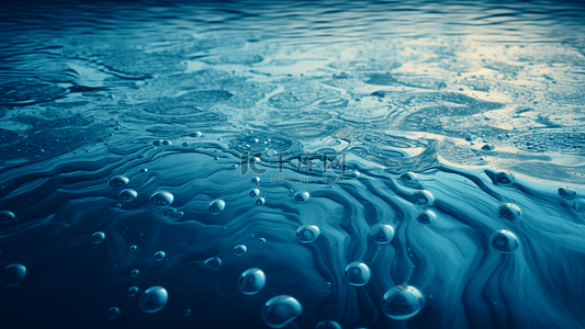 水蓝色水纹水波的背景