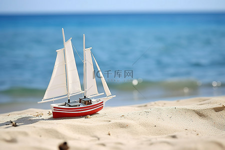 佳能拍摄背景图片_沙滩上的帆船 由 Franzisea olsa 拍摄 照片 Stocky United
