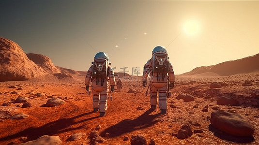 火星探险家以 3D 渲染呈现殖民愿景