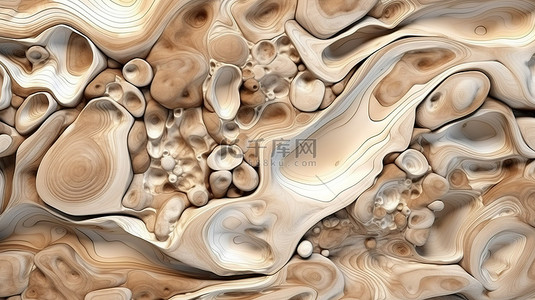 质感纹理木背景图片_抽象石木和石膏纹理的 3d 渲染