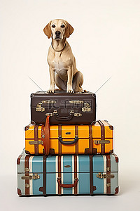 Top Dog 储物旅行行李箱套装