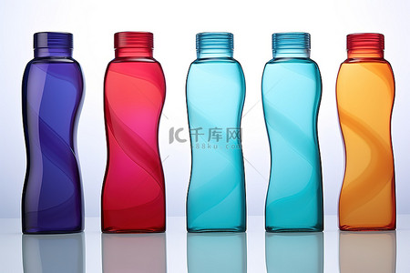 彩色波浪瓶批发设计师玻璃瓶