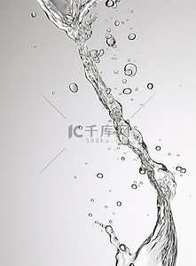 水溅出背景图片_白色的水滴从水龙头里溅出